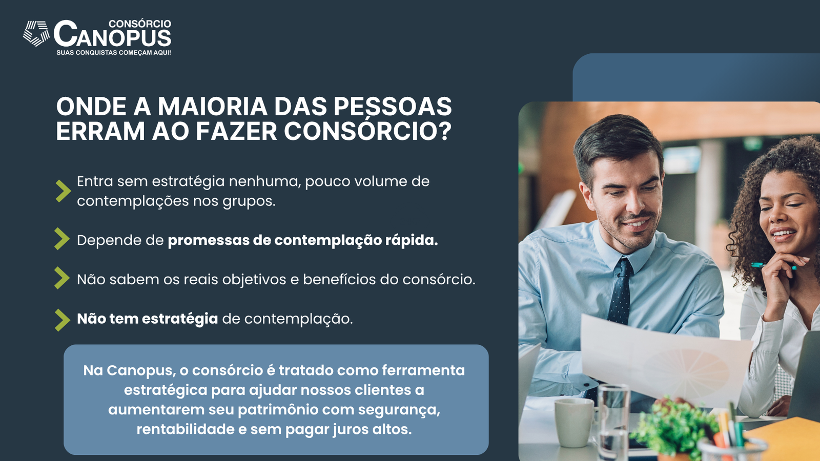 Onde a maioria das pessoas erram ao fazer consórcio.